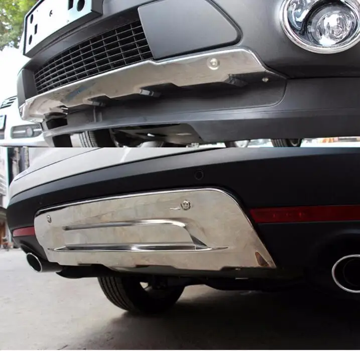 

For Ford Explorer 2013 -2019 Bumper Protector Guard Anti-impact Plate High Quality Stainless Steel Front+Rear Car Accessories