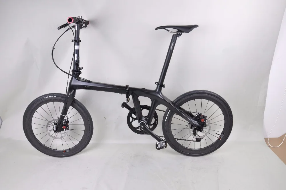 Top Brand top quality carbon 20" folding bike complete popular custom design super light 10.18kg 20er full bicycle with groupset 20