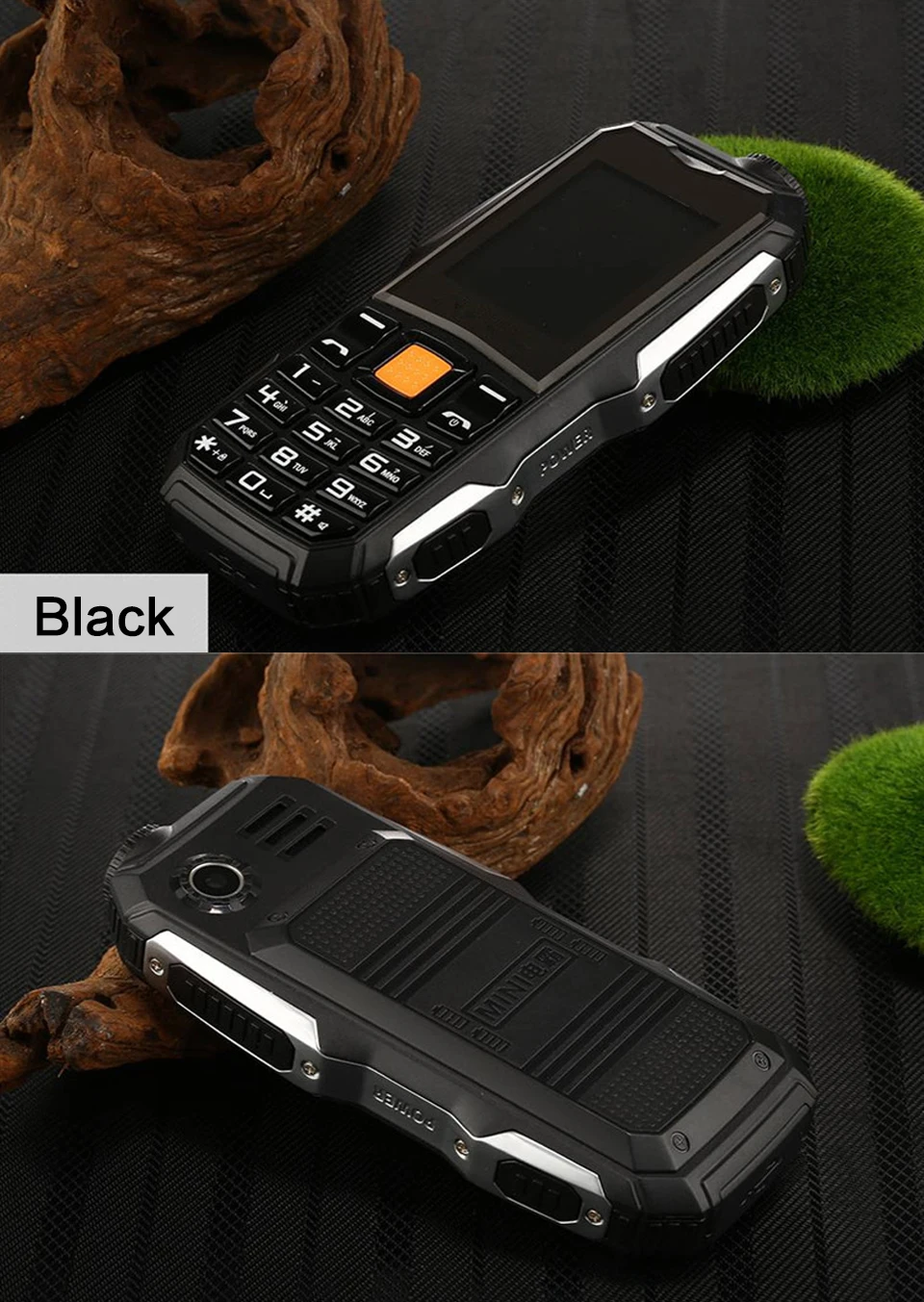 Xeno J1 с ёмкой батареей 3800 мА/ч, чехол для телефона с двумя sim-картами GSM противоударный сотовый телефон динамик-фонарик старший мобильный телефон для пожилых людей русский SOS