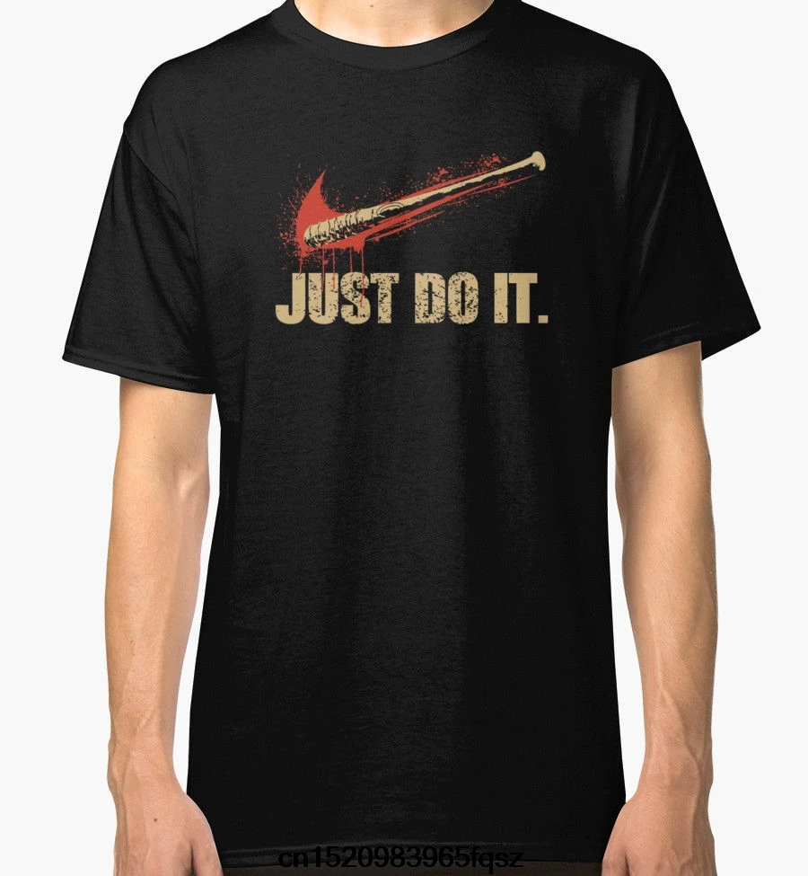 Возьмите jzecco футболка летние мужские короткие NEGAN Люсиль Ходячие мертвецы Just Do It