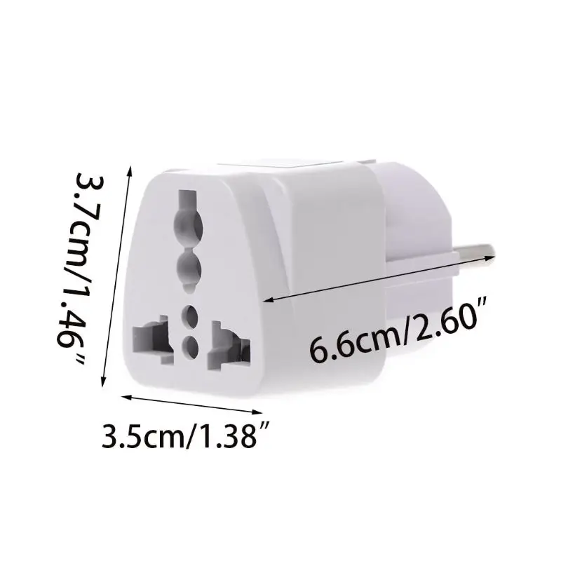

Universal US EU AU UK to GER AC Power Socket Plug Travel Electrical Charger Adapter Converter