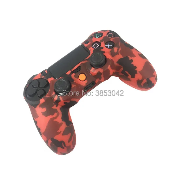 10pcslot Camouflage Silicone Anti-Slip High-quality Protective Skin Case for PS4 Controller Dualshock 4 (4)