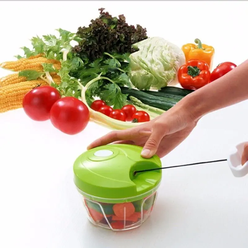 

Multifunction High Speedy Chopper Design Chopper Garlic Cutter Vegetable Fruit Twist Shredder Manual Meat Grinder Little Slicer
