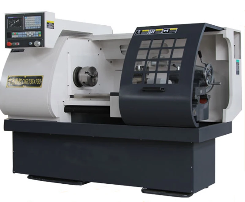Токарный станок с ЧПУ жесткая направляющая 750 мм CK6136 * 750|cnc lathe|the lathelathe cnc |
