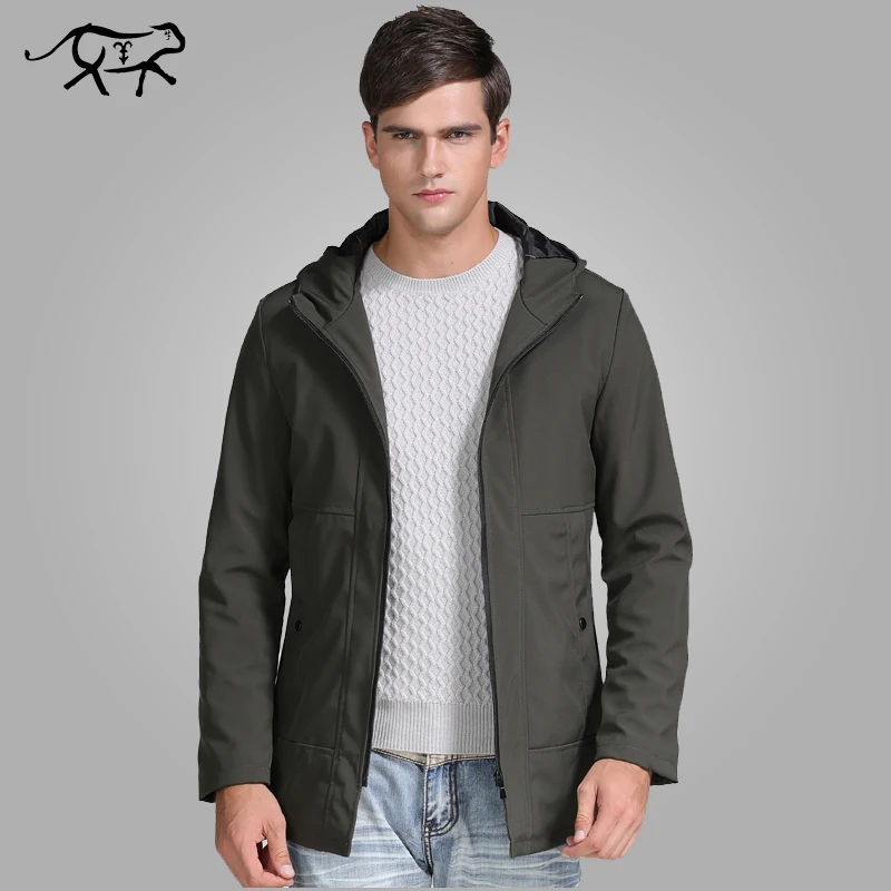 2018 Trench Coat For Men Spring Autumn New Casual Medium