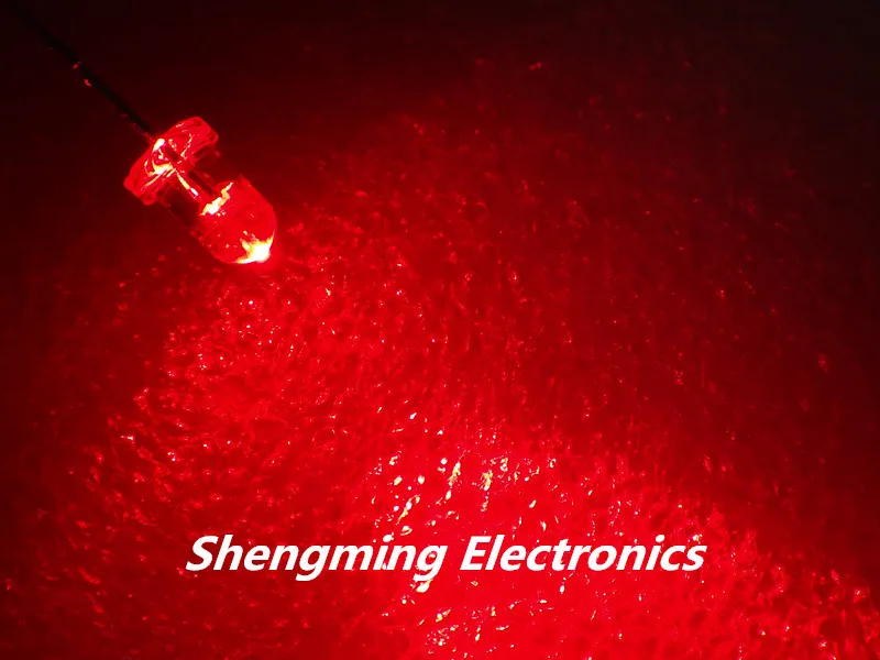 

100pcs F3 3mm Red Round Superbright LED Light LED water clear