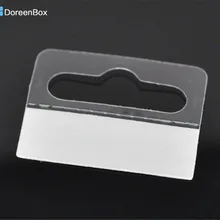 Doreen Box,, 100 шт., ювелирные Висячие демонстрационные карты с клеем, 4,1 см x 3,2 см(1 5/" x1 2/8")(B19651