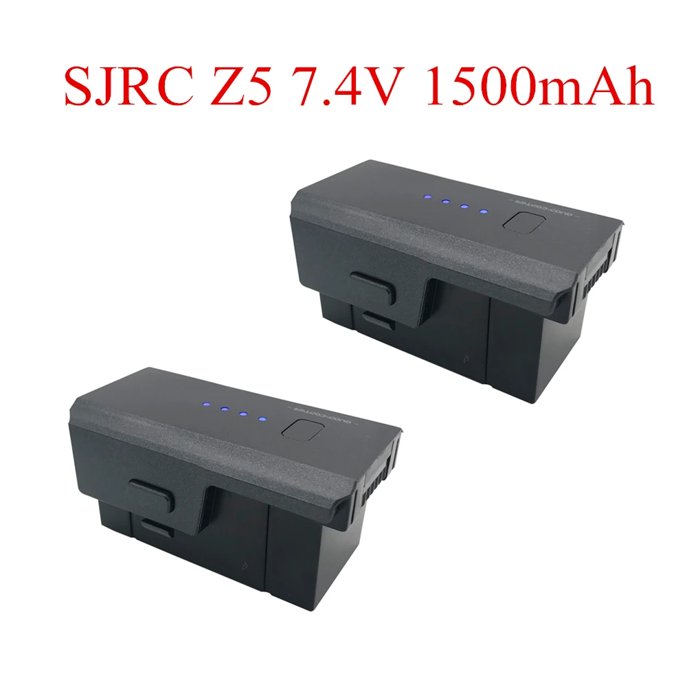 

2PCS 7.4V 1500mah lipo battery for SJRC Z5 X103W KF608 folding four-axis aircraft aerial RC aircraft black battery