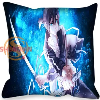 

New arrival Noragami Anime Style throw Pillowcase Square Zippered Pillow Cover Custom Gift 35x35cm 40x40cm