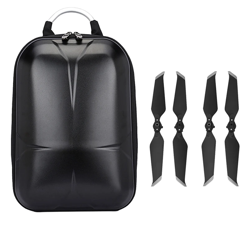 2 Pairs Propeller+Hard Shell Carrying Backpack Bag Case Waterproof Anti-Shock for Dji Mavic Pro/Zoom | Электроника
