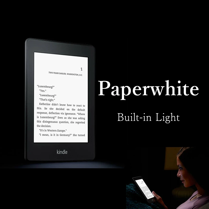 

Refurbished Kindle Paperwhite 6 Generation E-book reader Built in Light 6 Inch 2GB Ebook Reader E-ink Ereader no box