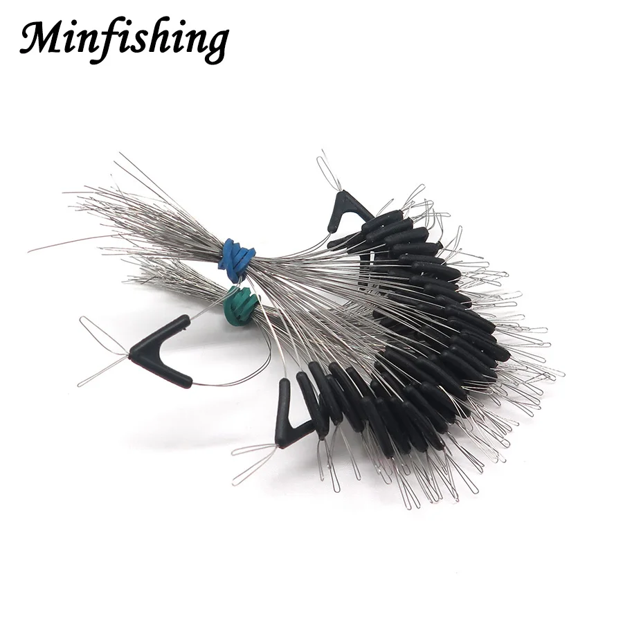 Minfishing 50 шт./упак. резиновая леска фиксаторы уход за кожей лица маска folat фиксаторы уход за кожей лица двойной пространство фасоли к югу от линии сплиттер рыболовные лопаты