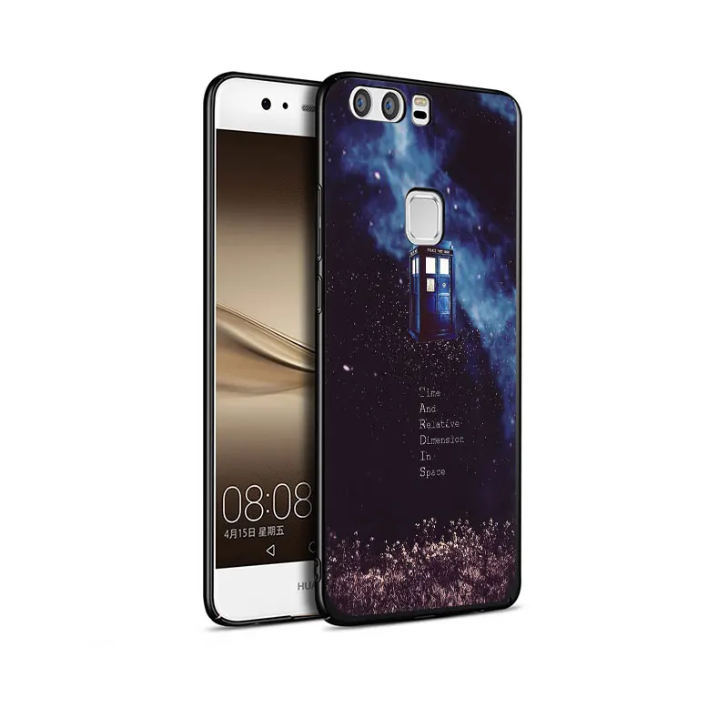 Dr Doctor Who Police Call Box Мягкий ТПУ силиконовый чехол для телефона Huawei P8 P9 P10 P20 P30 Pro Lite Mini P
