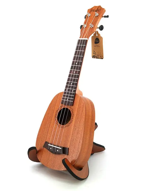 

21 inch pineapple barrel type ukulele small guitar beginner entry instrument free shipping