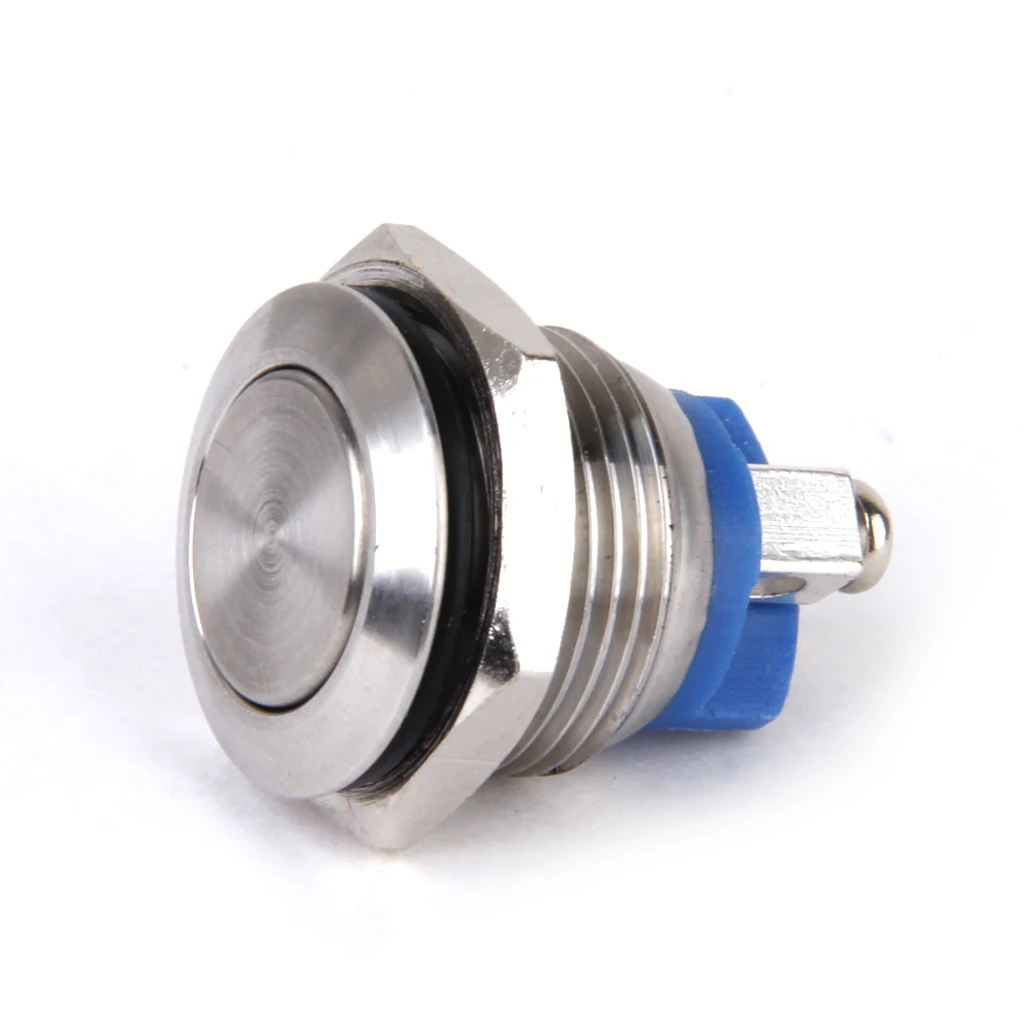 1pc Stainless Steel Momentary Push Button Horn Switch For Doorbell/Boat/Car Switch Accessories