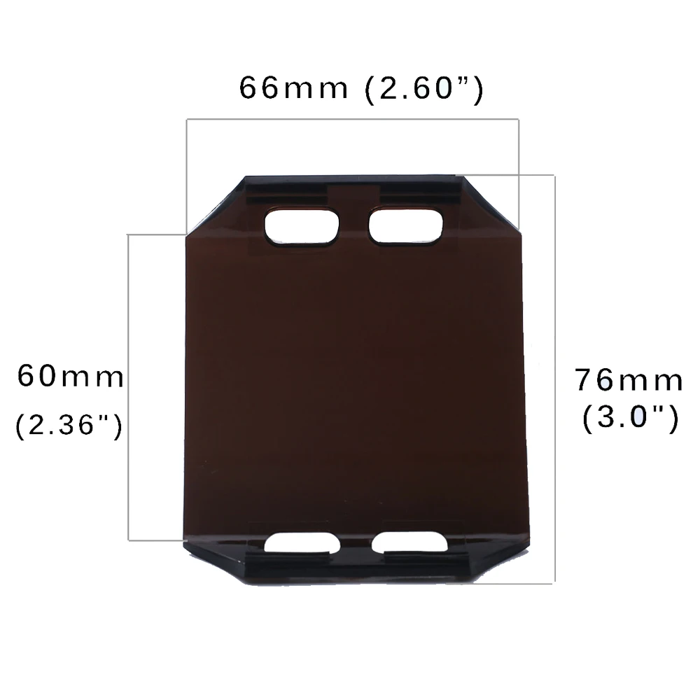 4pcs 2.6inch Headlight Dust Cover For 4 INCH 18W Led Work Light