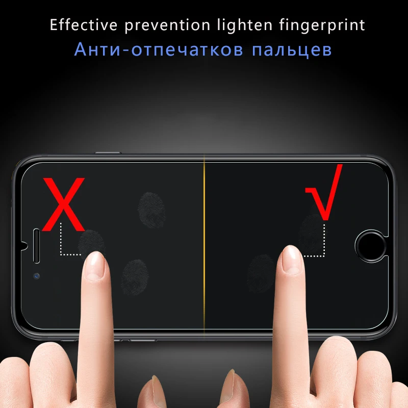 EQZ Nano высококачественное закаленное стекло для iphone 6, 6 S, 7, 7 plus, 5S, 4S, 8, 8 plus, iphone 7, защита экрана, закаленное стекло для iphone