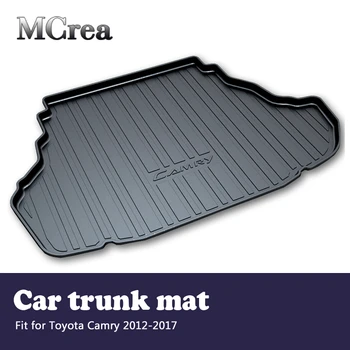 

MCrea Car Rear Trunk Mat Cargo Liner For Toyota Camry XV50 2017-2012 Trunk Luggage Tray Carpet Anti-slip Floor Mat Accessories