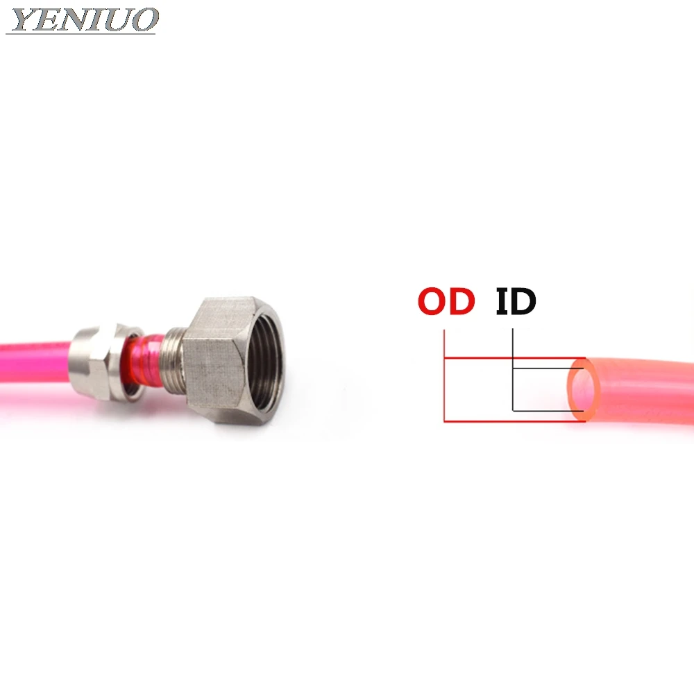 Пневматические фитинги 4~ 12 мм OD трубки до 1/" 1/4" 3/" 1/2" BSP внутренняя резьба воздушный шланг быстроразъемный соединитель