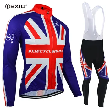 

BXIO Long Sleeve Pro Cycling Jerseys Winter Bike Longc Cycling Jersey Sets Abbigliamento Ciclismo Estivo Roupa De Ciclismo 071
