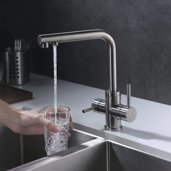 Lead Free Beverage Faucet Kitchen Sink Faucet Drinking Faucet Stainless steel Multi-function kitchen Faucet--5514