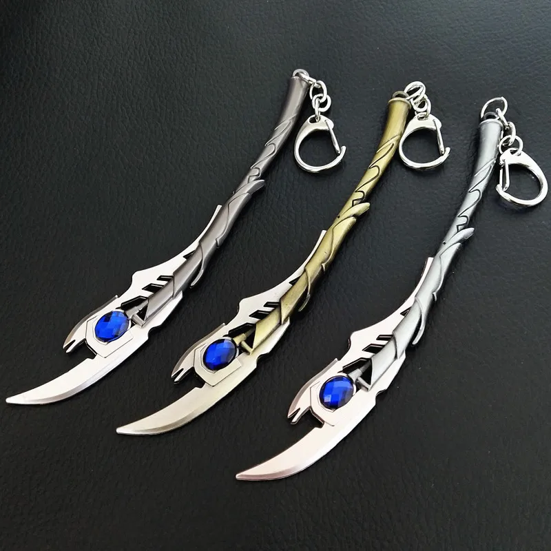 

20PCS/LOT Wholesale Avengers 4 Evil Loki Scepter Keychain Weapon Axe Pendant Keyring Thor Hammer Key Chains llaveros Jewelry