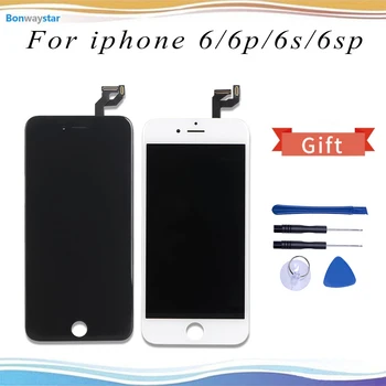 

Black White 4.7``AAA+ 3D force touch screen Digitizer for iphone 6s 7 lcd display for iphone 6 6s 7 plus Free Shipping + Gifts