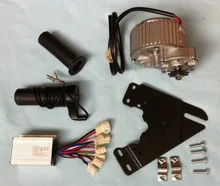 MY1018 450 W 36 V gear motor del cepillo con Controlador de Motor y Giro Del Acelerador Kit de Bicicletas Eléctricas de BRICOLAJE,