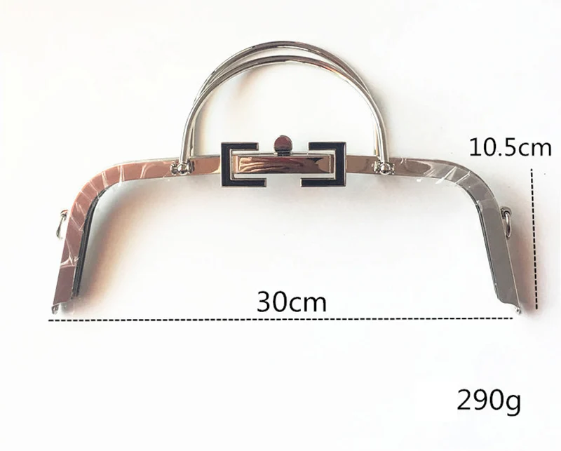 30 см аксессуары для сумок Сумочка рамка Кошелек Металлическая Ручка Сделай Сам поцелуй застежка замок для женщин ручка сумка Рамка фурнитура