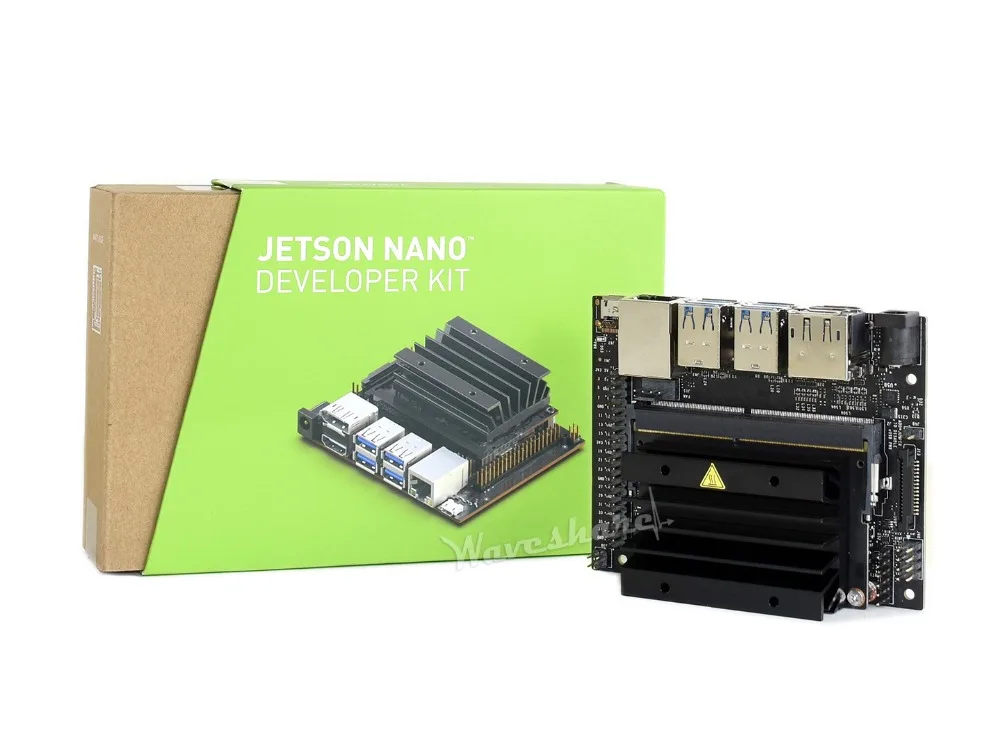 

NVIDIA Jetson Nano Developer Kit Small AI Computer 128-core Maxwell GPU quad-core ARM Cortex-A57 CPU 4GB 64-bit LPDDR4