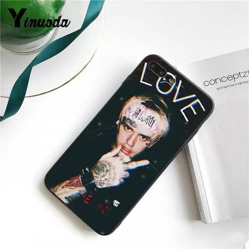 Yinuoda Lil Peep Lil Bo Peep Мягкий силиконовый чехол для телефона из ТПУ для iPhone 8 7 6 6S 6Plus X XS MAX 5 5S SE XR 10 11 11pro 11promax