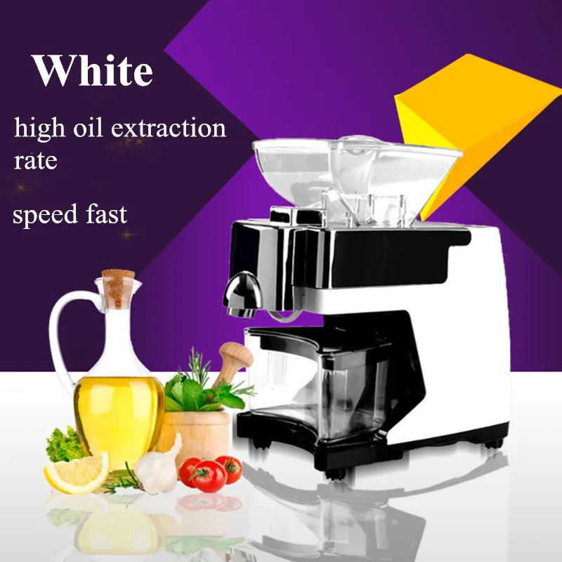 Stainless steel screw oil expeller automatic small seed extraction machine cold hot dual press mini mill for home | Бытовая техника