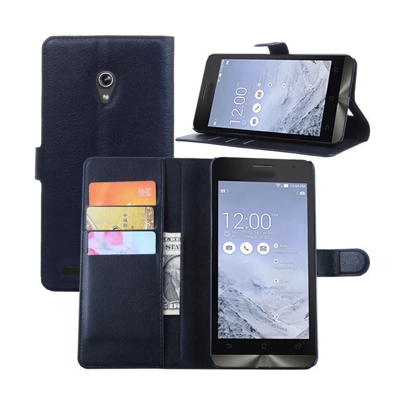 Модный чехол кошелек из искусственной кожи защитный для ASUS Zenfone 6 A600CG A601CG слот