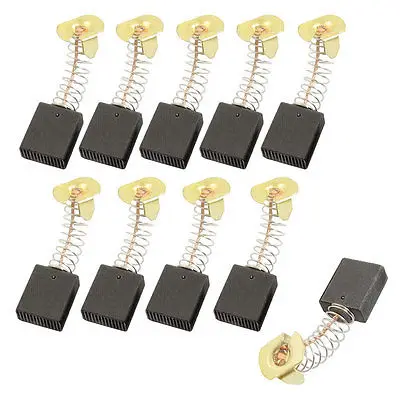 10 Pcs Electric Motor Spring Coil Carbon Brushes 19/32" x 17/32" 15/64" | Инструменты