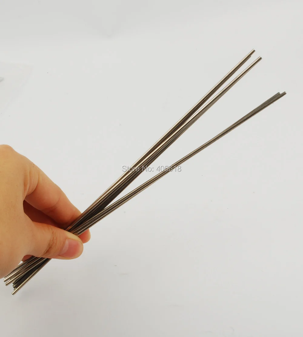 2.5mm Dia 110mm Length Stainless Steel Solid Round Shaft Rod for RC Model Toy