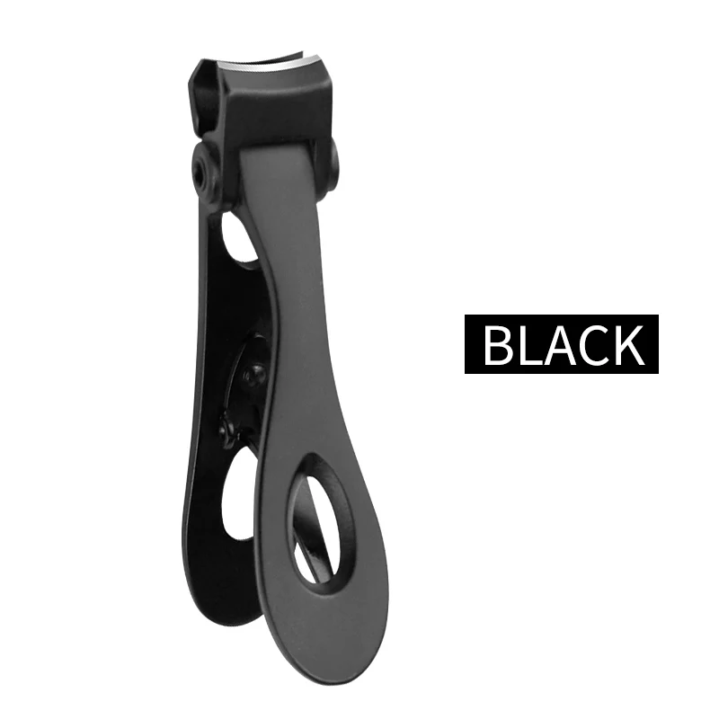 1 шт. черные и Серебристые маленькие кусачки для ногтей из нержавеющей стали, кусачки для ногтей NT100 - Цвет: Black