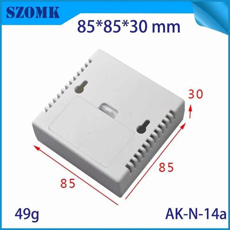 4 шт., 85*85*30 мм корпус szomk Пластиковая Электроника 2x AA держатель батареи lcd распределительная коробка настенный корпус распределительная коробка