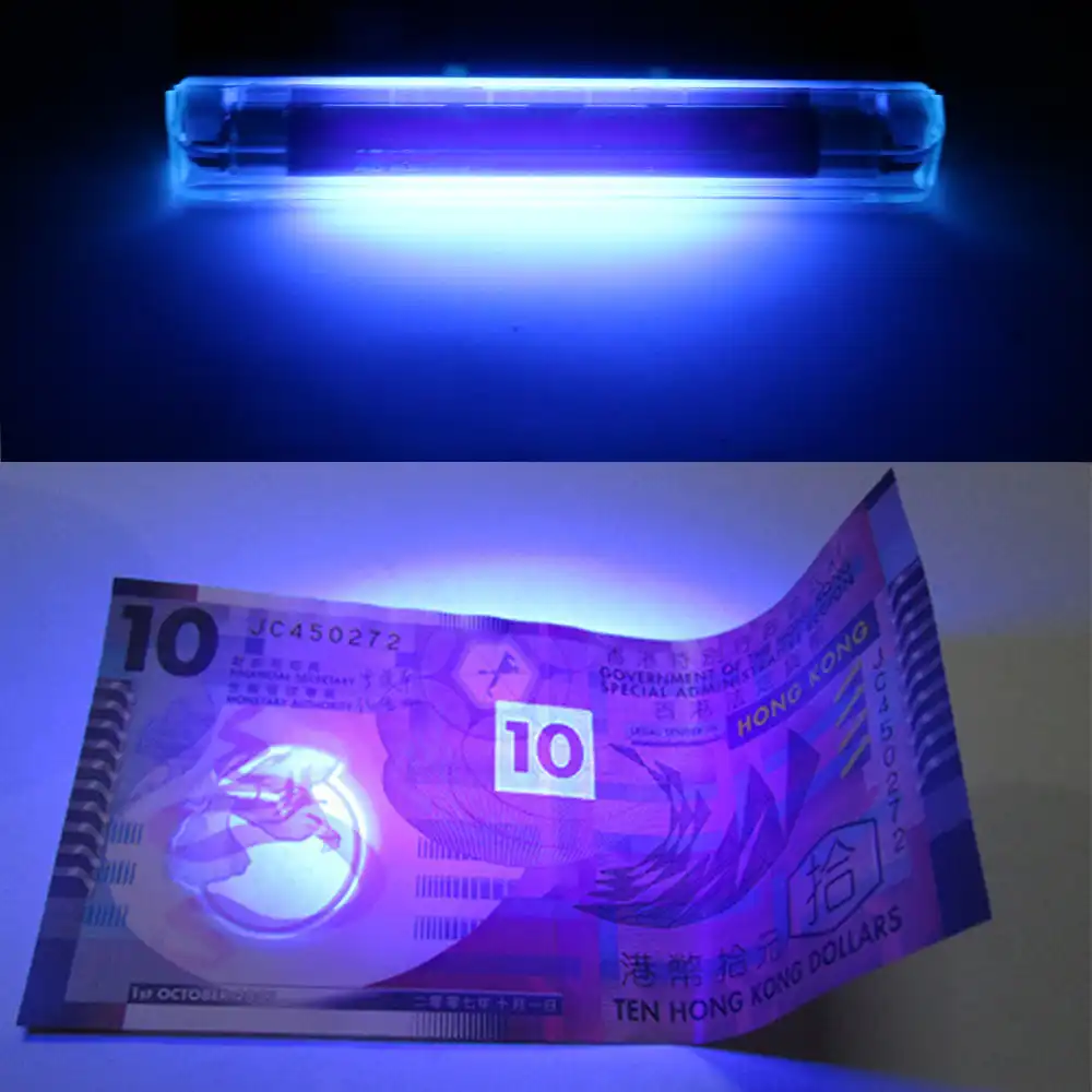 Tiny 4W Portable UV Ultra Violet Black Light Lamp Torch BANK NOTES Check