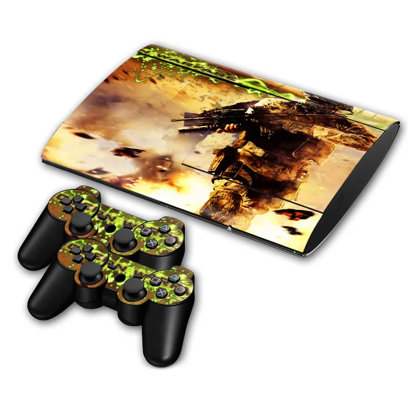 

free drop SHIPPING high quality protective skin sticker for ps3 super slim 4000 accessories #TN-P3Slim4000-0577