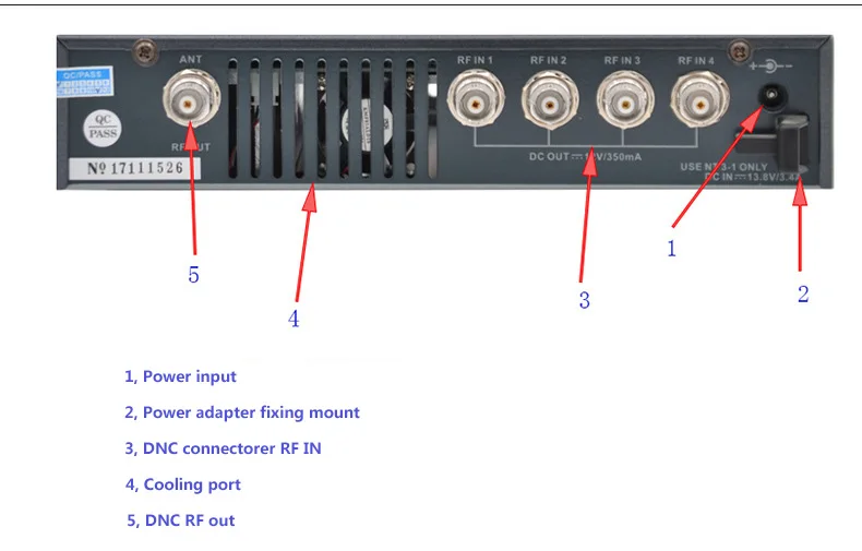 AC3 антенный комбайн PSU& Rack комплект для систем EW300 IEM G3 G4 мониторинг в уши 470-900 МГц активная антенна комбайн сплиттер