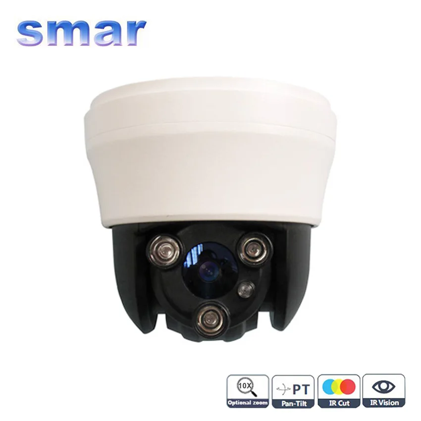 

2013 New Sony Effio CCD 10x Optical Zoom Array IR Vandalproof Mini Speed PTZ Camera With IR-CUT Free Shipping