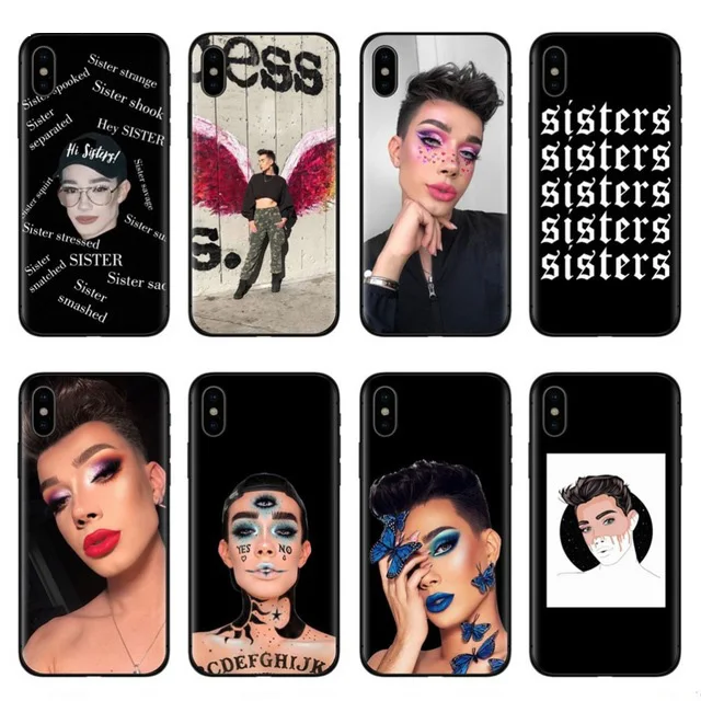 James Charles Sisters Case For Apple iPhone 7 8 Plus 6 6s plus cover X Xs MAX XR SE 5 5s coque shell |