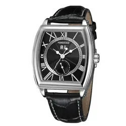 Лидер продаж Forsining механические часы мужские классические мужские деловые кожаные часы мужской высокое качество часы подарок для мужчины