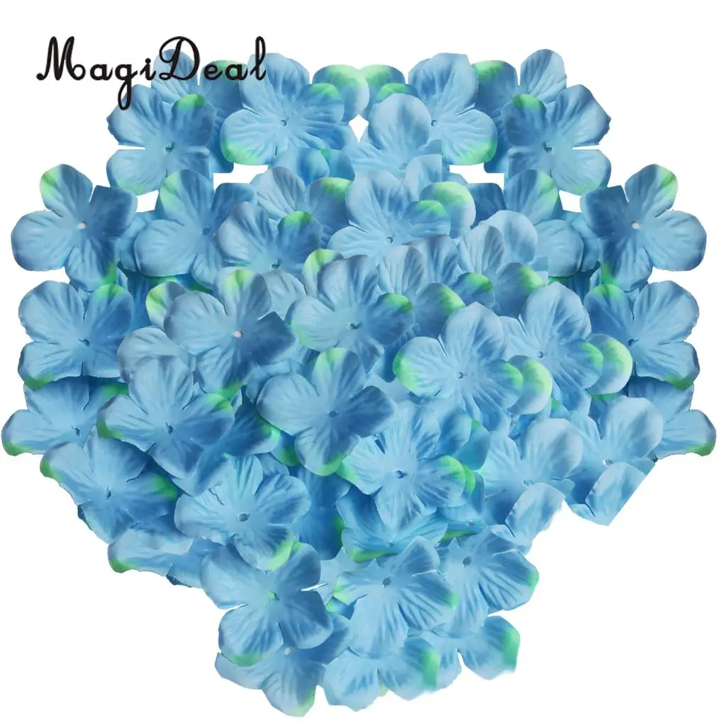 MagiDeal Delicate 500Pcs Artificial Rose Flower Petals Craft for DIY Hair Bow Dress Wedding Party Corsage Flower Garland Decor