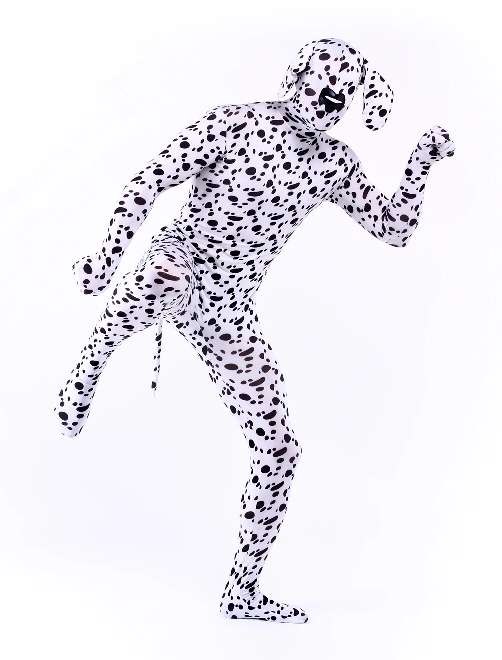 

Lycra spandex zentai suits Dalmatian dog costumes halloween cosplay