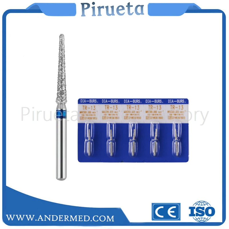 

Quality A+ 5Pcs Dental Diamond Burs for High Speed Handpiece Medium FG 1.6MM Taper Round End Tapered Flat End Assorted Types
