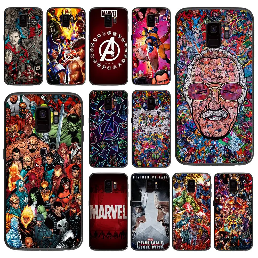 Основатель Marvel для samsung Galaxy A5 A6 A7 A8 A9 2017 чехол телефона Plus M10 M20 M30 силиконовые чехлы