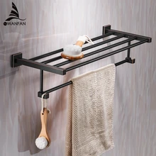 Полки для ванной, настенная полка для душа в ванной комнате, твердая латунь, современный стиль, держатель для полотенец, аксессуары для ванной, наборы декора S601012
