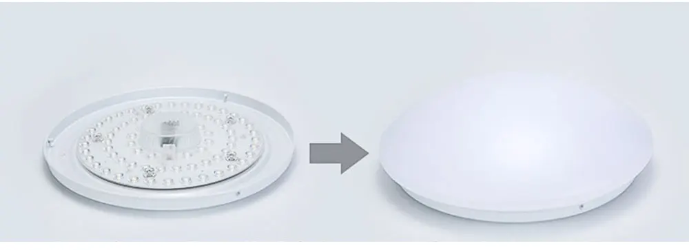 Светодио дный модернизации лампа доска потолочный светильник фитиль энергосберегающая лампа накаливания круговой патч лампы лоток
