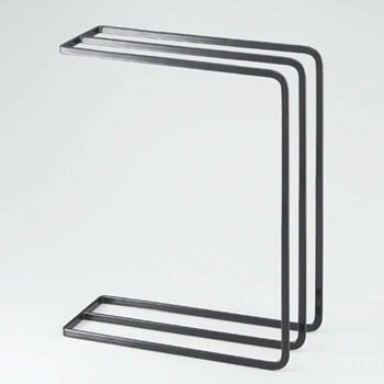 

ACAMPTAR Towel Rack Stand Freestanding 3 Tier Vertical Iron Rag Storage Towel Rack Kitchen Supply Home Tableware Dish Cloth Hold